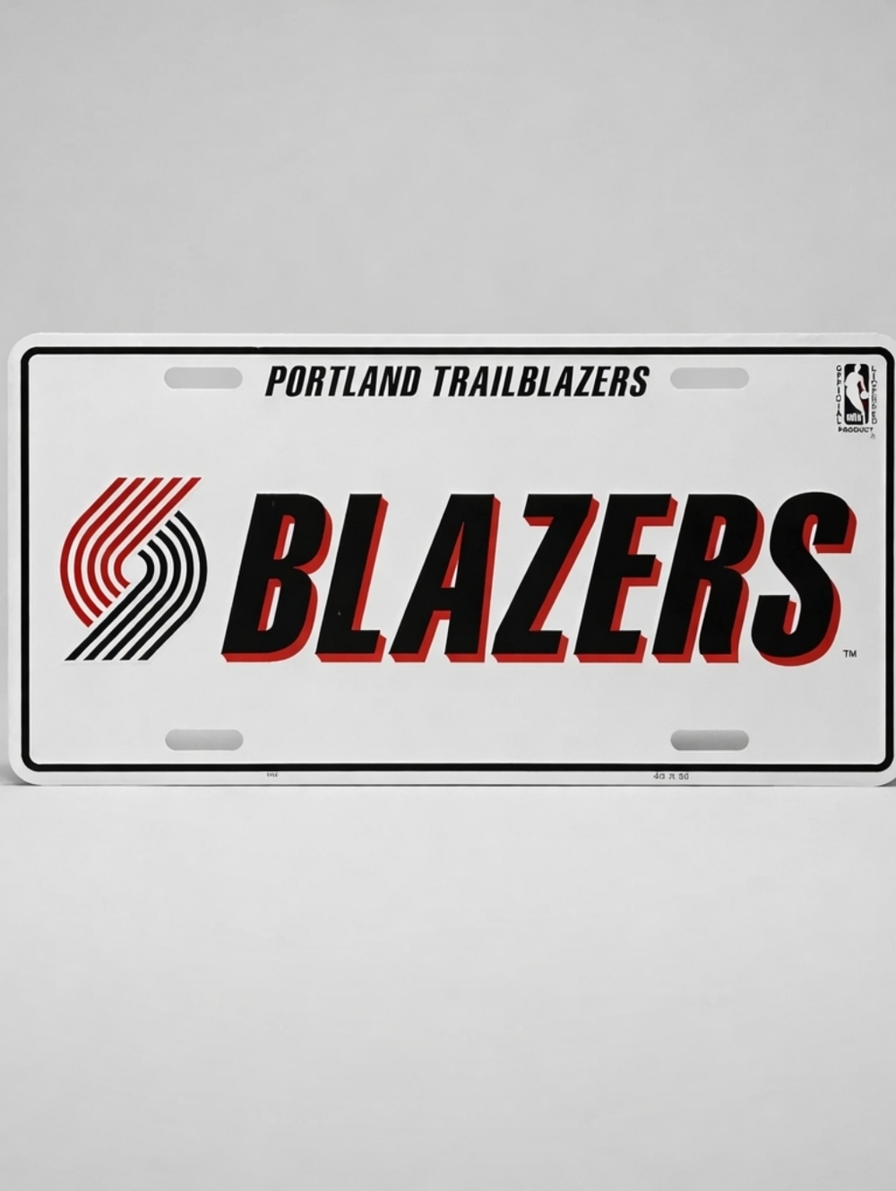 Portland Trailblazers Vintage Metal License Plate. New!